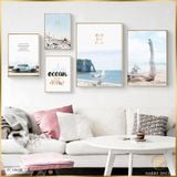  Bộ 5 Tranh Blue Sea Call ZC10600 