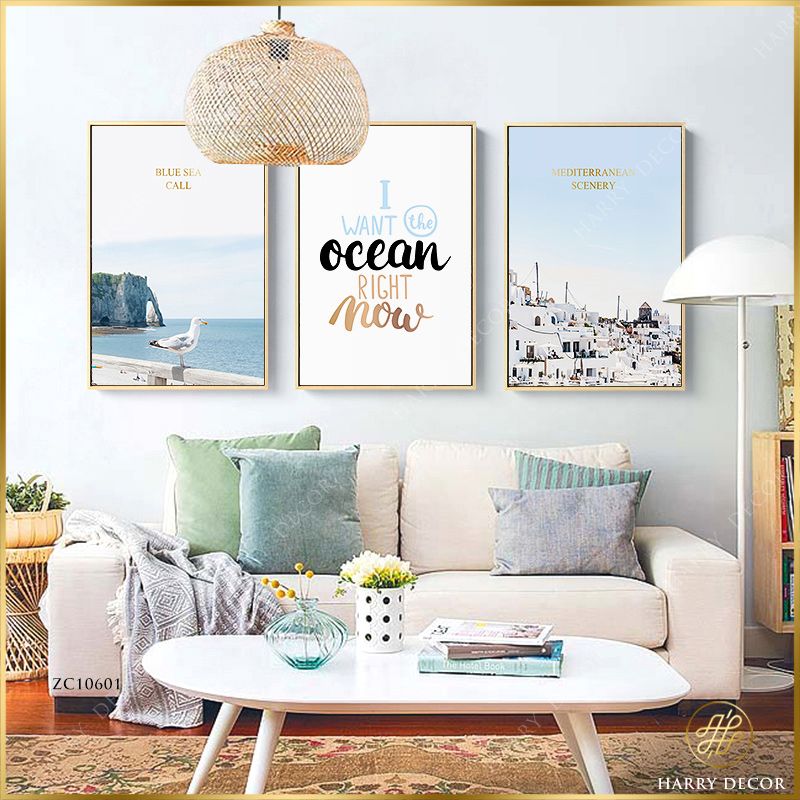  Bộ 3 Tranh I Want The Ocean ZC10601 