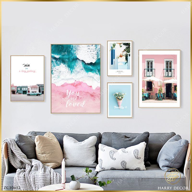  Bộ 5 Tranh You Are Loved ZC10612 