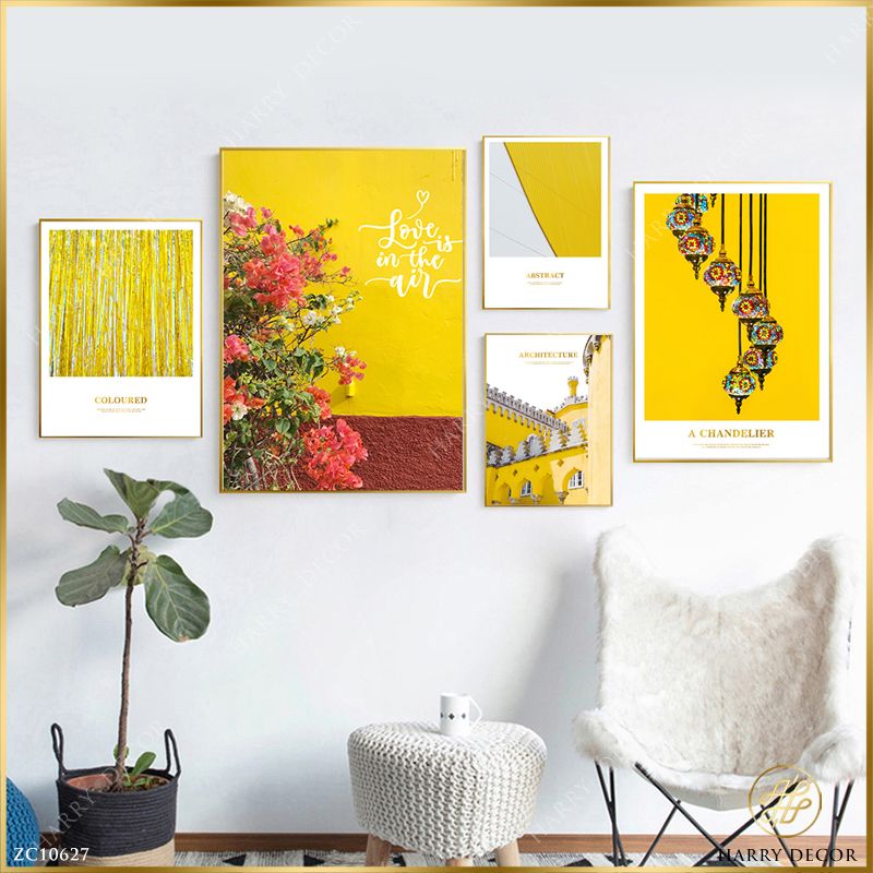  Bộ 5 Tranh Love Is In The Air ZC10627 