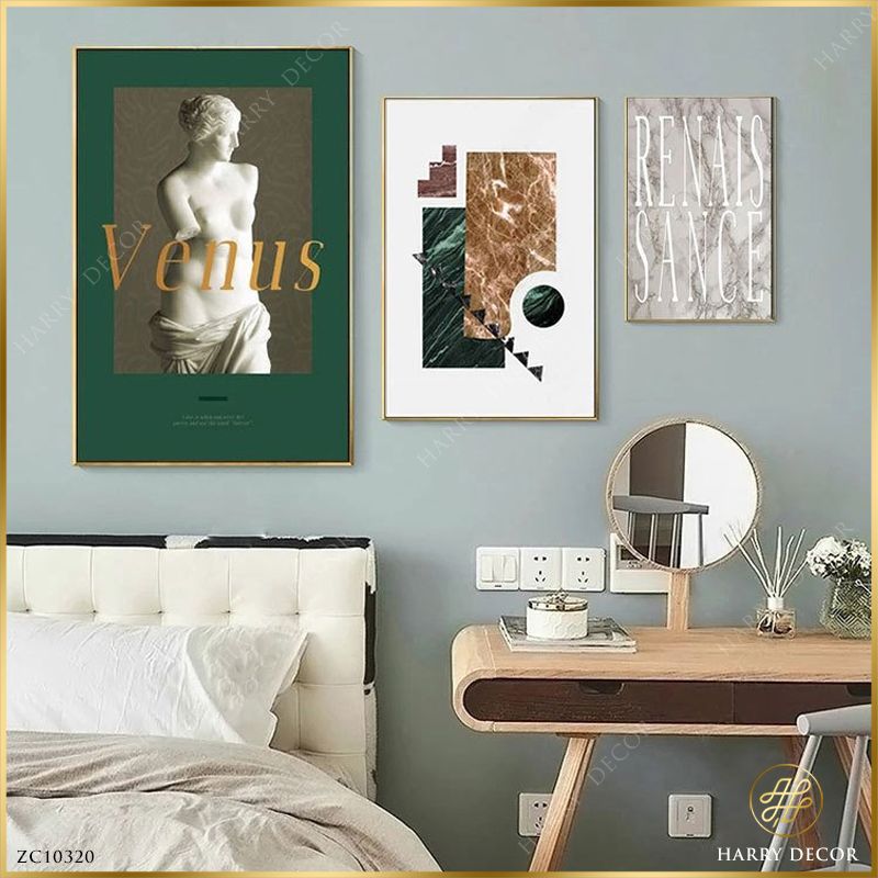  Bộ 3 Tranh Trừu Tượng Và Venus Đặc Sắc ZC10320 