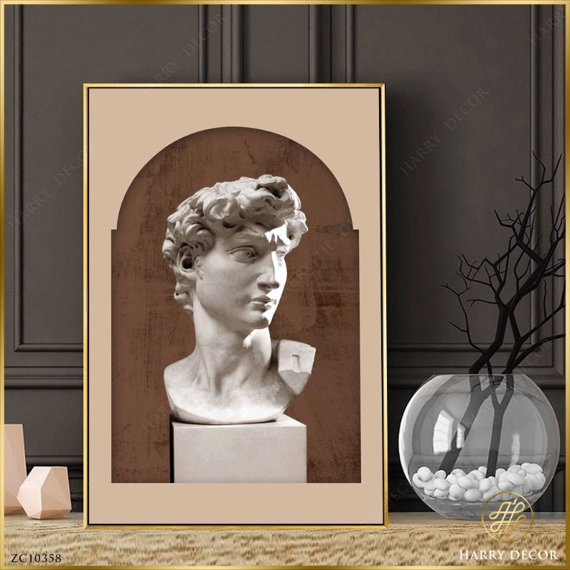  Tranh David Statue Face ZC10358 