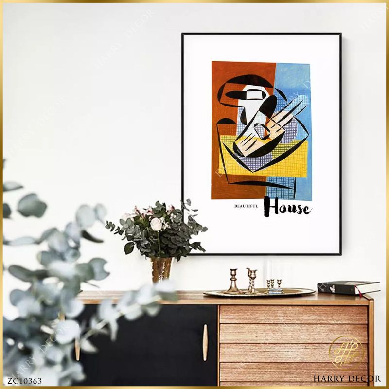  Tranh Trừu Tượng Beautiful House Đặc Sắc ZC10363 