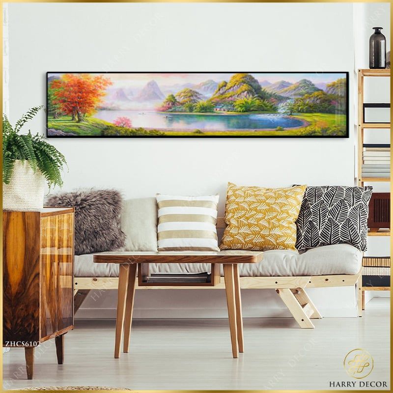  Tranh Thú Hữu Tình Sơn Thủy Thật Là Vui ZHCS6102 