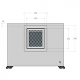  Máy hút ẩm treo trần Harison HCD-150B 