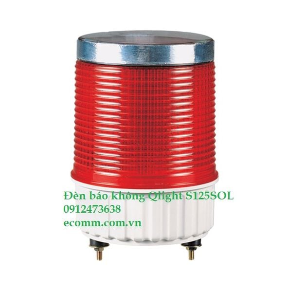  Đèn cảnh báo Q-light năng lượng mặt trời S125SOL 