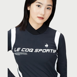Áo dài tay le coq golf Nữ - QGWUJB11-BK00