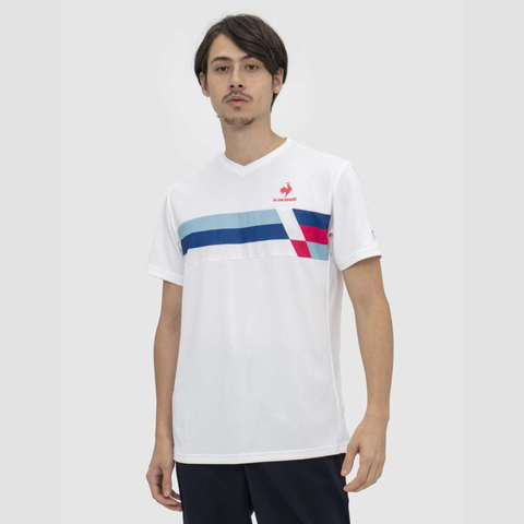  Áo T-Shirt le coq sportif nam - QTMTJA00-WHT 