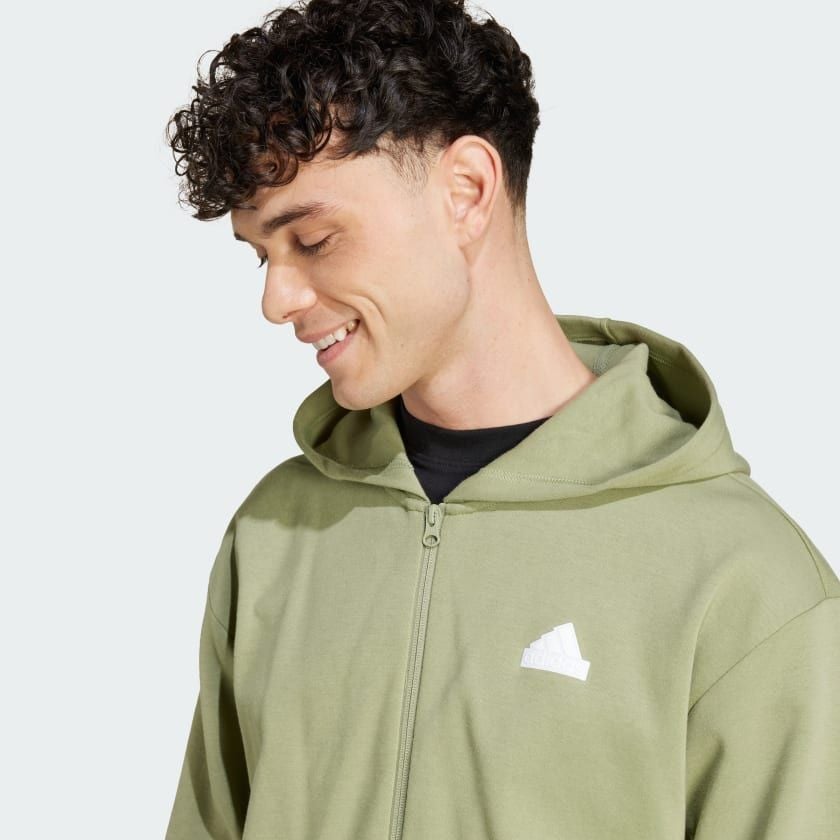 Áo Hoodie Nam Khóa Kéo Dọc Thân Badge of Sport Future Icons