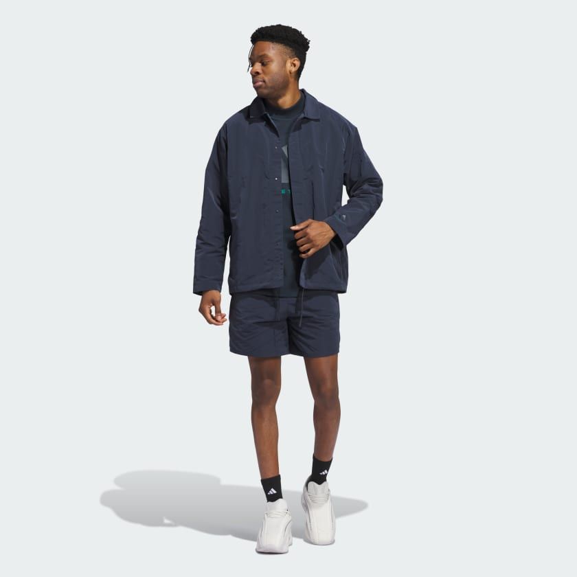 Quần short Nam dệt bóng rổ adidas
