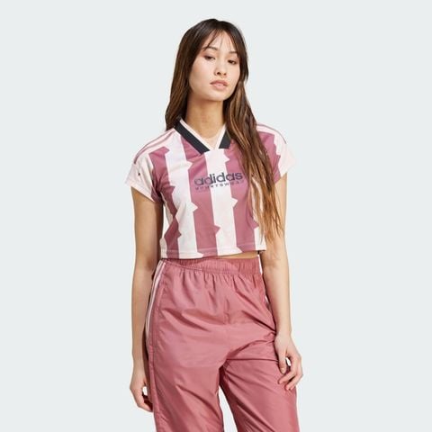  ÁO THUN NỮ BABY TEE HỌA TIẾT 3 SỌC NGẮN TIRO 