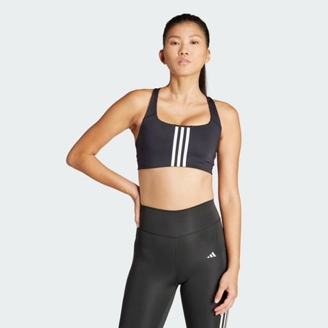  ÁO BRA NỮ TẬP LUYỆN 3 SỌC MEDIUM SUPPORT POWERIMPACT 