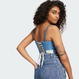 Áo Nữ Corset Denim Ksenia