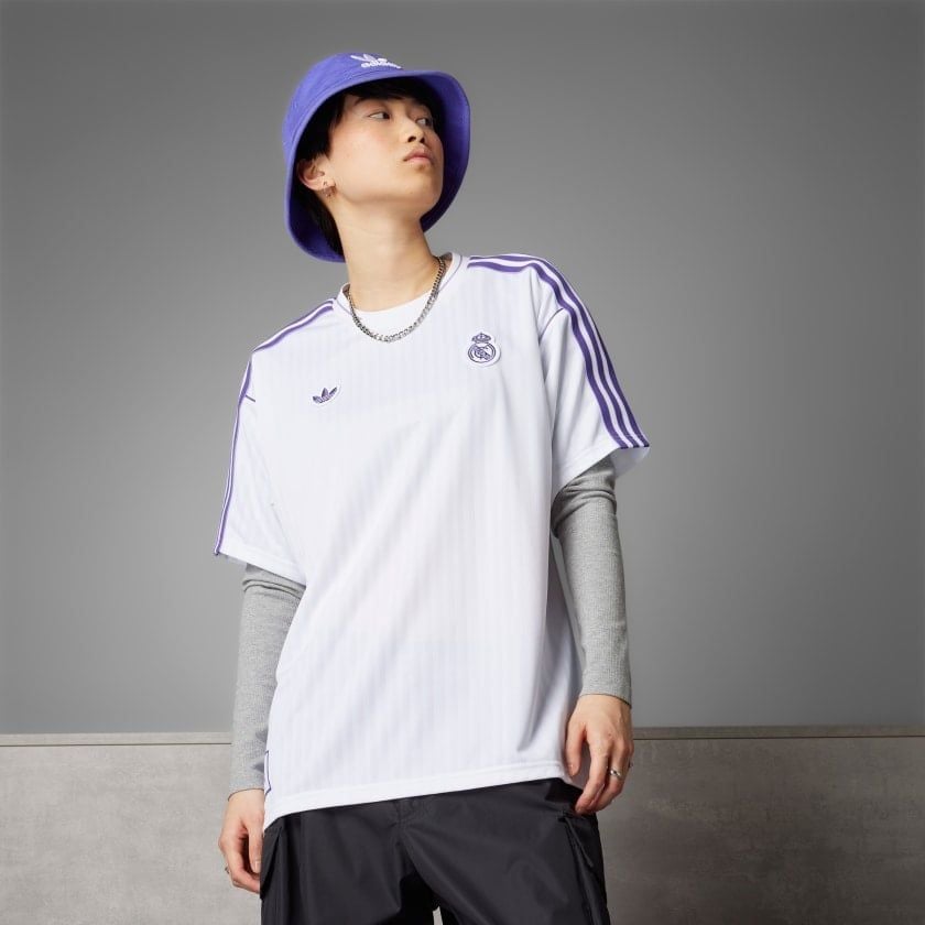 Áo Thun Đấu Unisex Real Madrid Terrace Icons