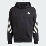 Áo Hoodie Nam Khóa Kéo Dọc Thân 3 Sọc Future Icons
