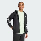Áo Hoodie Nam Khóa Kéo Dọc Thân 3 Sọc Future Icons