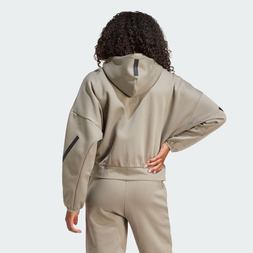Áo Hoodie Nữ Khóa Kéo Dọc Thân adidas Z.N.E.