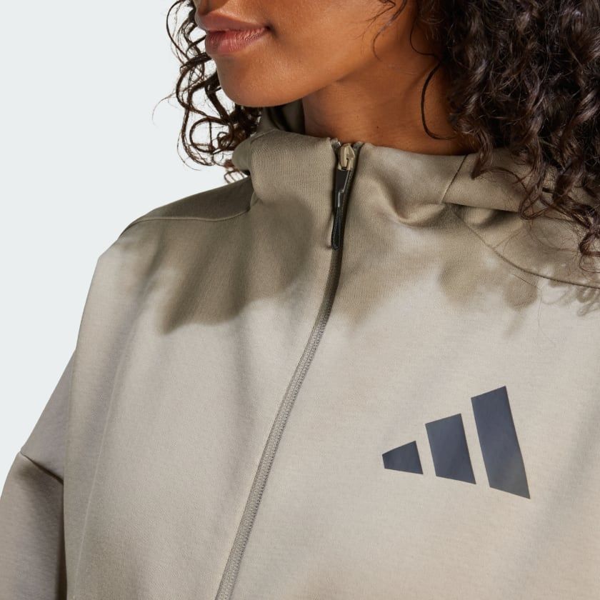 Áo Hoodie Nữ Khóa Kéo Dọc Thân adidas Z.N.E.