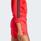 Áo Hoodie Nữ Lửng Vải Thun Da Cá 3 Sọc Essentials