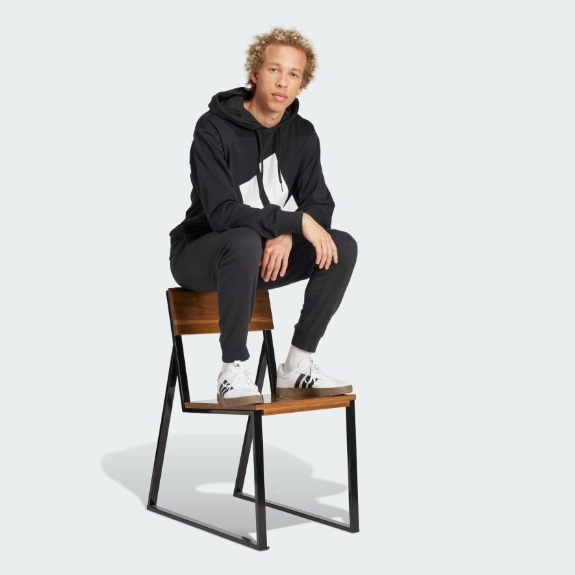 Áo Hoodie Nam Vải Thun Da Cá Logo Lớn Essentials