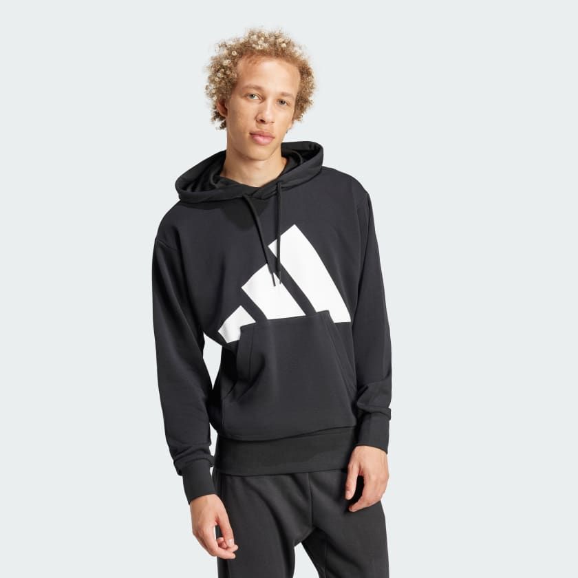 Áo Hoodie Nam Vải Thun Da Cá Logo Lớn Essentials