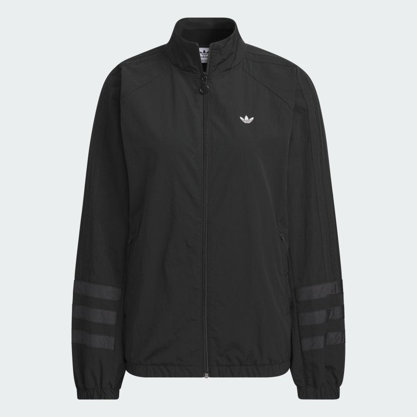 Áo Khoác Nữ Track Top Xếp Nếp