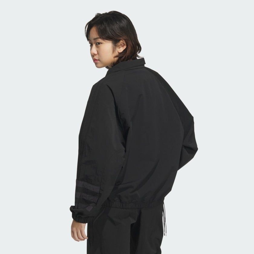 Áo Khoác Nữ Track Top Xếp Nếp