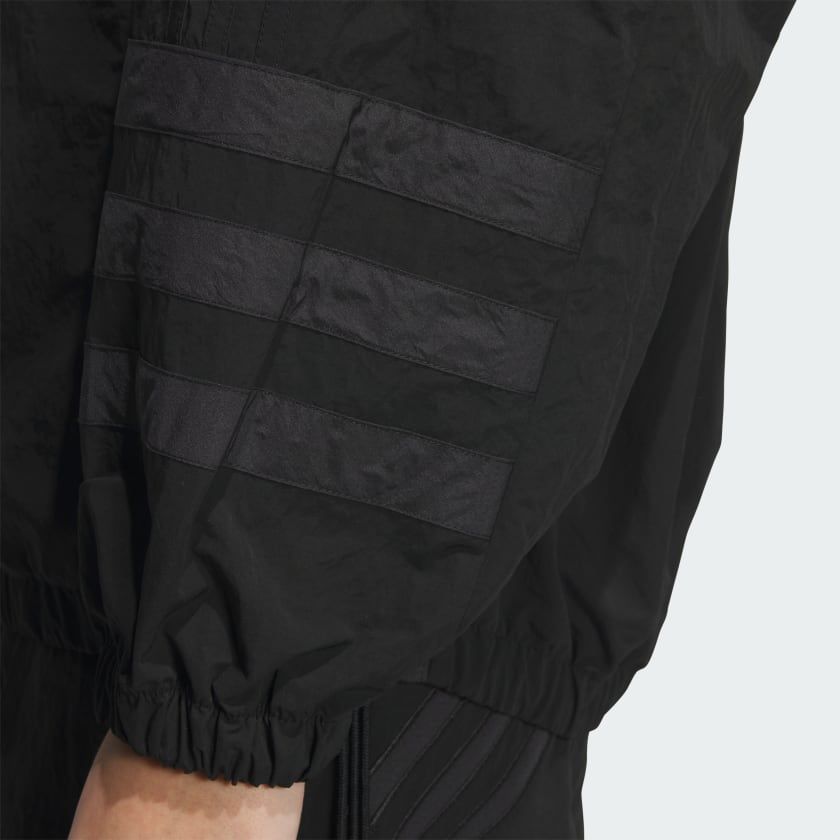 Áo Khoác Nữ Track Top Xếp Nếp