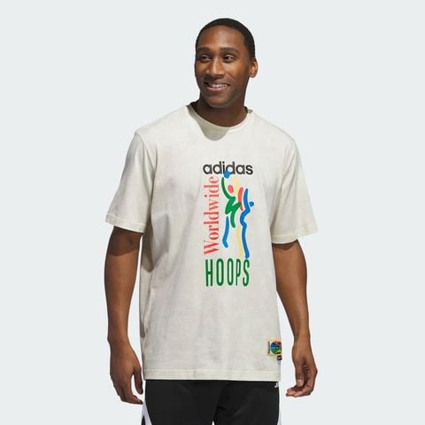  Áo Thun Nam Graphic Worldwide Hoops 