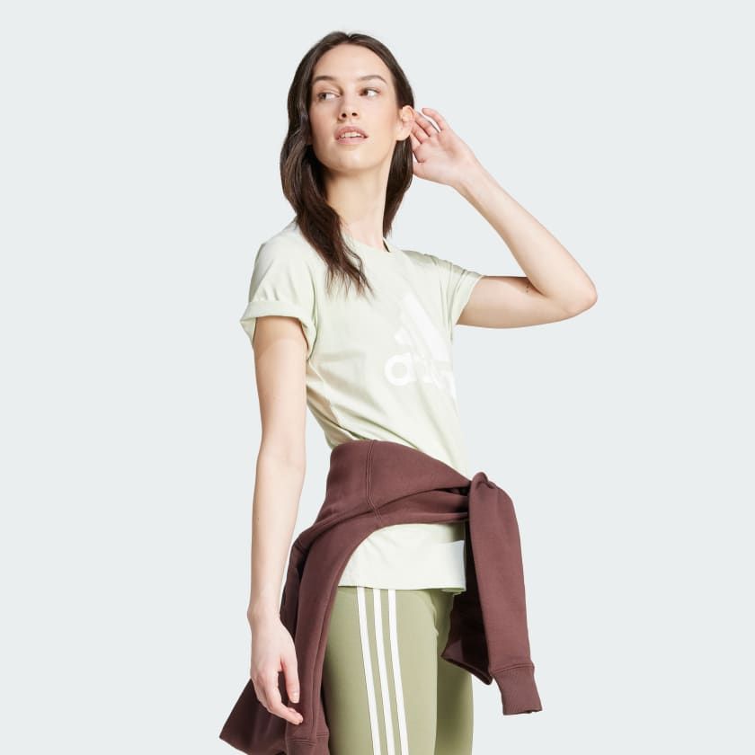  ÁO THUN NỮ LOGO ESSENTIALS LOUNGEWEAR IY4323 