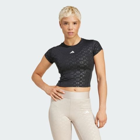  Áo Thun Nữ Tập Luyện Dập Nổi Hyperglam 