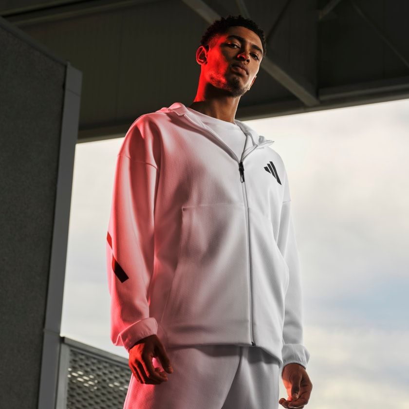 Áo Track Jacket Nam Có Mũ Khóa Kéo Dọc Thân Z.N.E.