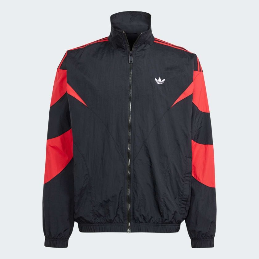 Adidas originals vintage track online jacket in black cw4988