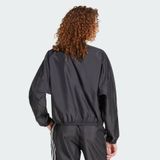 Áo Track Jacket Nữ Dệt Hè 3 Sọc Ngắn Tiro