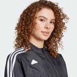 Áo Track Jacket Nữ Dệt Hè 3 Sọc Ngắn Tiro