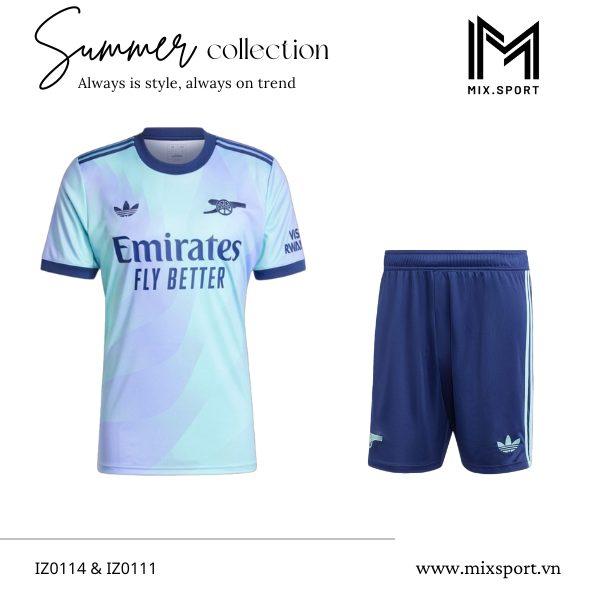  BỘ ĐỒ XUÂN HÈ NAM ĐẤU THỨ BA ARSENAL 24/25 