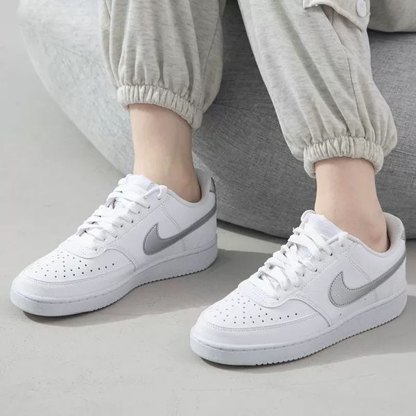  Giày Nike nữ Court Vision Low ‘White Silver’ DH3158-108 