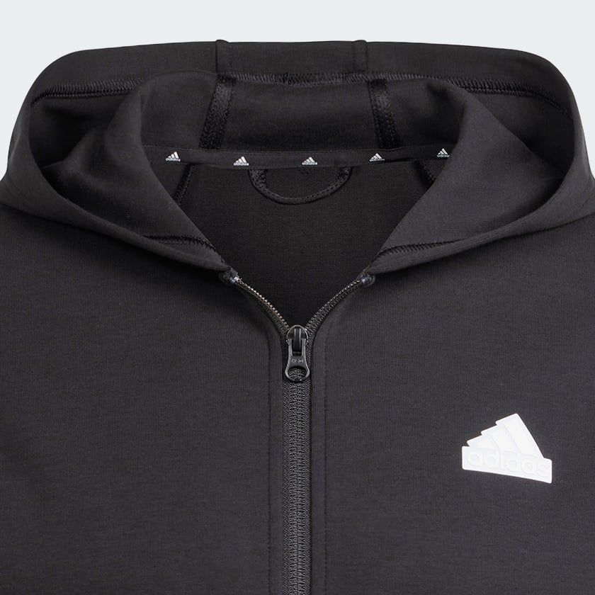 Áo Hoodie Nam Khóa Kéo Dọc Thân 3 Sọc Future Icons