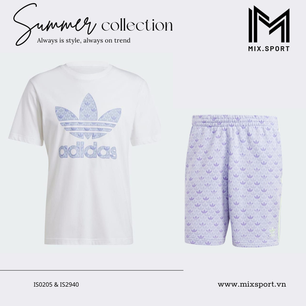  BỘ ĐỒ XUÂN HÈ NAM HỌA TIẾT MONOGRAM CỔ ĐIỂN 