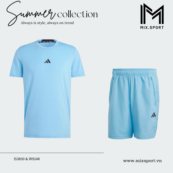  BỘ ĐỒ XUÂN HÈ NAM DESIGNED FOR TRAINING WORKOUT TEE 