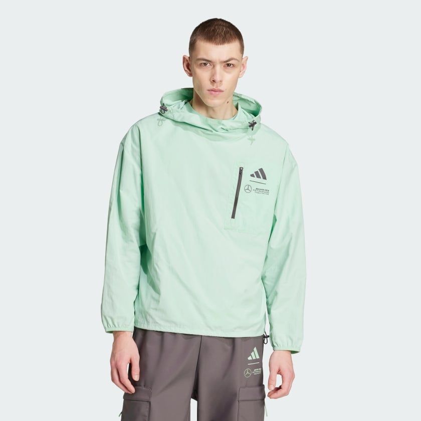 Áo gió Nam có mũ adidas Mercedes - AMG Petronas Formula One Team Premium