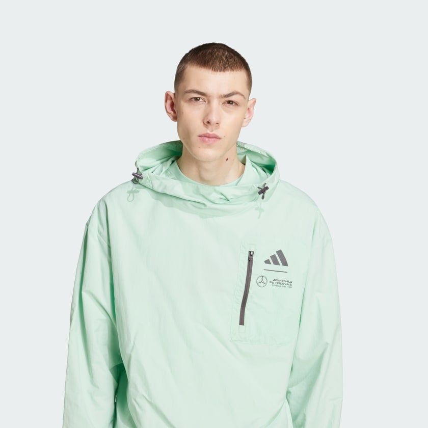 Áo gió Nam có mũ adidas Mercedes - AMG Petronas Formula One Team Premium