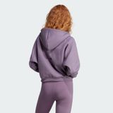 ÁO HOODIE NỮ KHÓA KÉO DỌC THÂN ADIDAS Z.N.E.