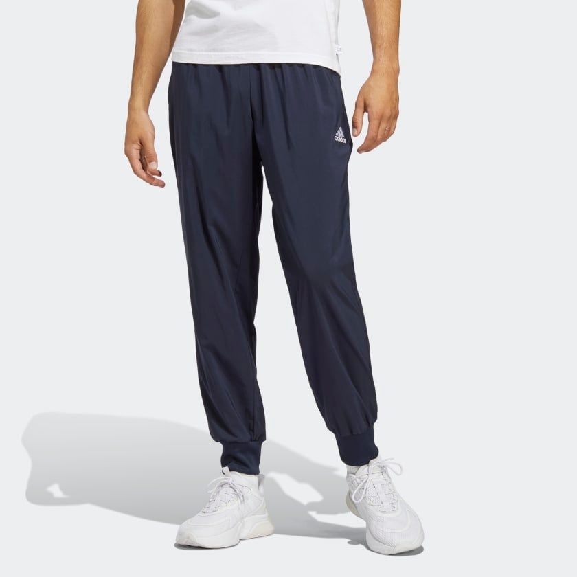Quần Dài Nam Ống Côn Bo Gấu Thêu Logo Nhỏ Stanford AEROREADY Essentials