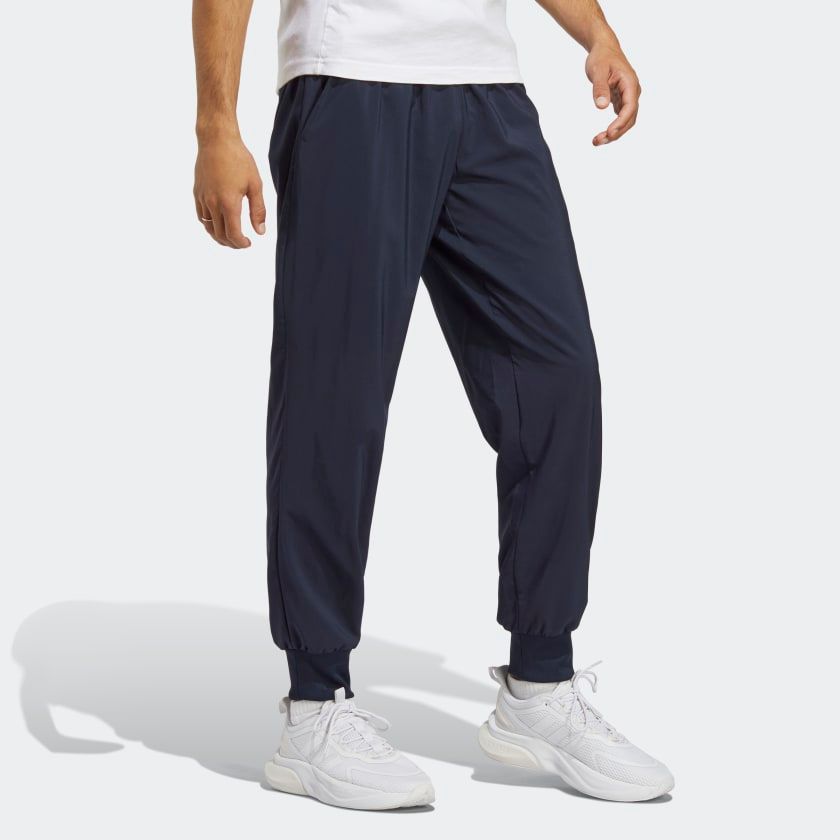 Quần Dài Nam Ống Côn Bo Gấu Thêu Logo Nhỏ Stanford AEROREADY Essentials