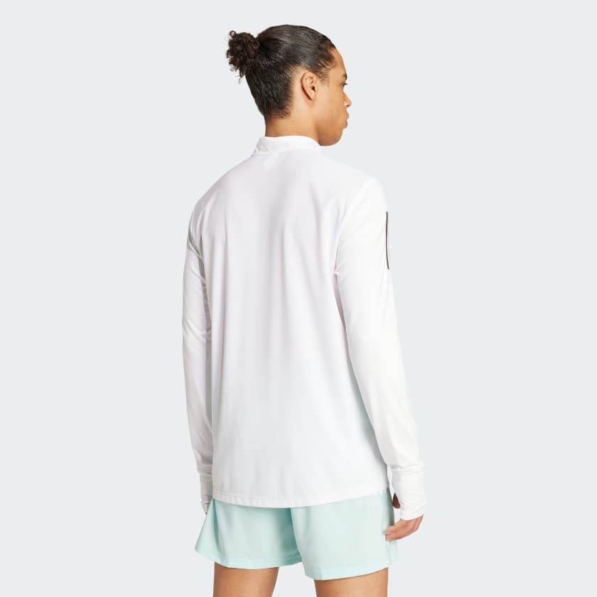Áo thun Nam chạy bộ nửa khóa kéo Own the Run