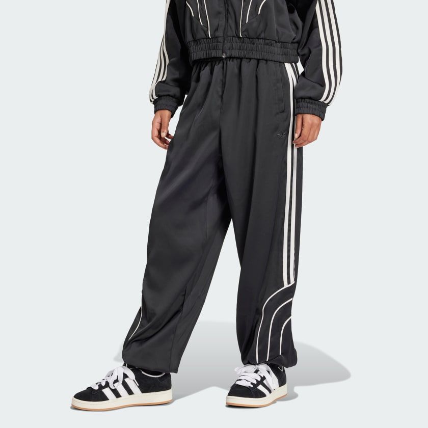 Quần dài Nữ Track Pant Dáng Suông Kẻ Viền