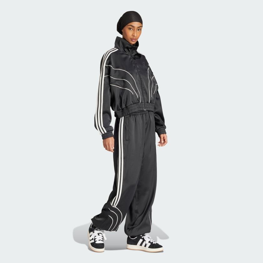 Quần dài Nữ Track Pant Dáng Suông Kẻ Viền