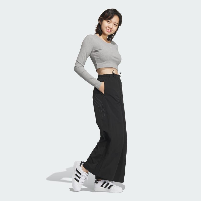 Quần Dài Nữ Track Pant Ống Rộng Atlanta