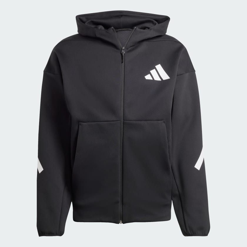 Áo Khoác Nam Track Jacket Có Mũ Khóa Kéo Dọc Thân Z.N.E.